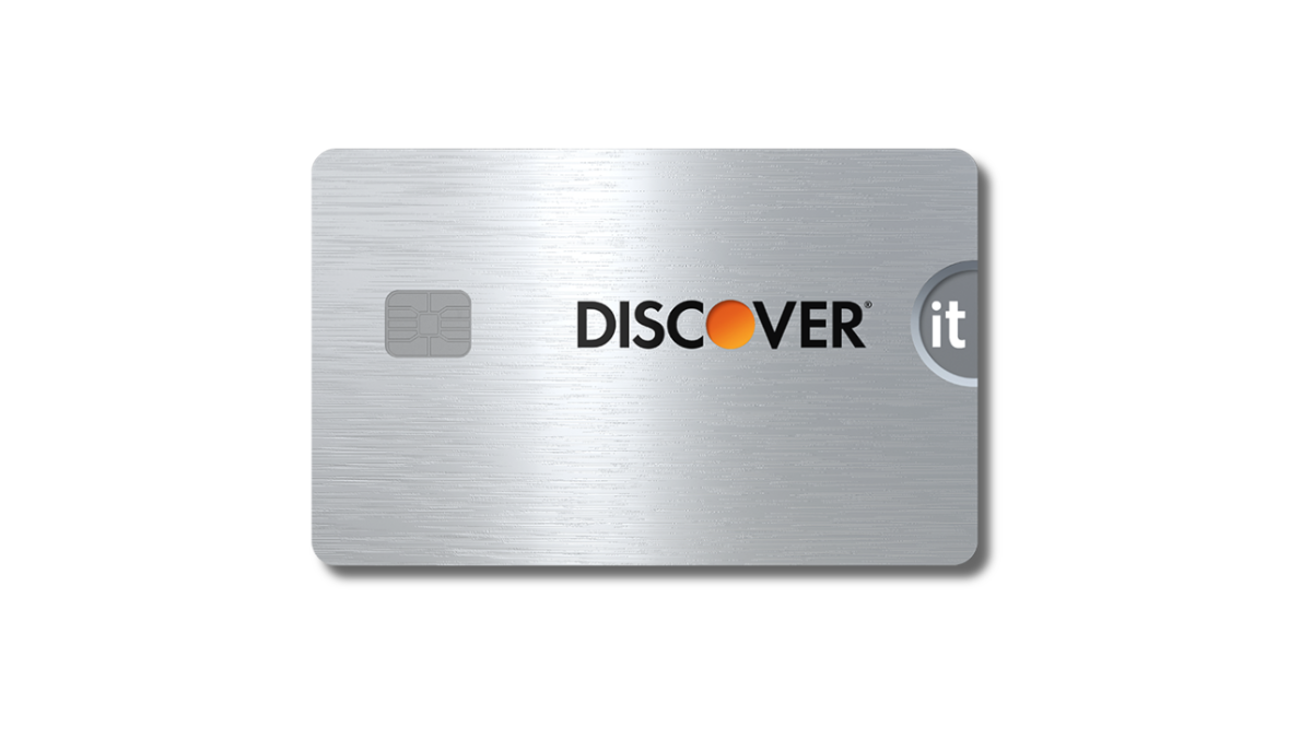 Discover it® Chrome Credit Card on a white background