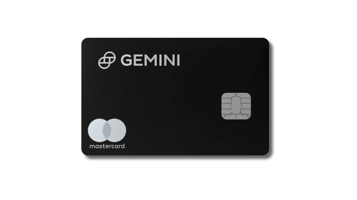 Gemini Credit Card® on a white background