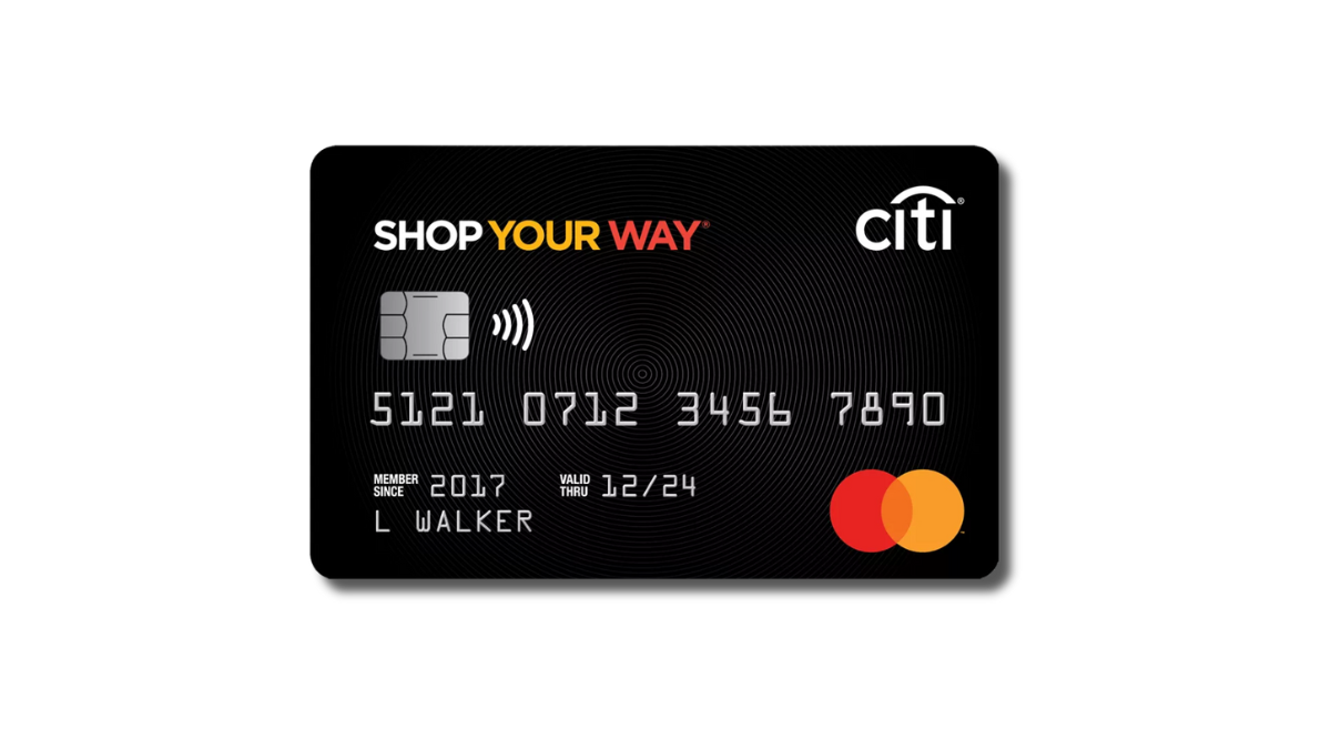 Shop Your Way Mastercard® on a white background